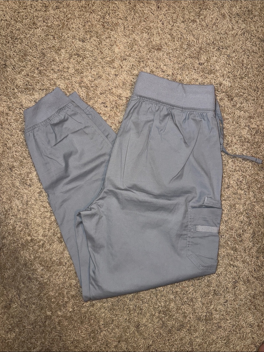 Light Gray Scrub Joggers